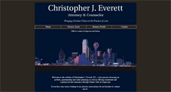 Desktop Screenshot of cjeverettlaw.com